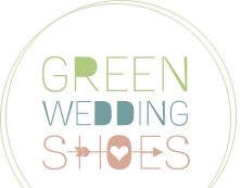 green wedding shoes logo